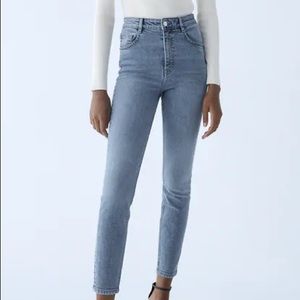 Zara Vintage High Rise Skinny Jeans